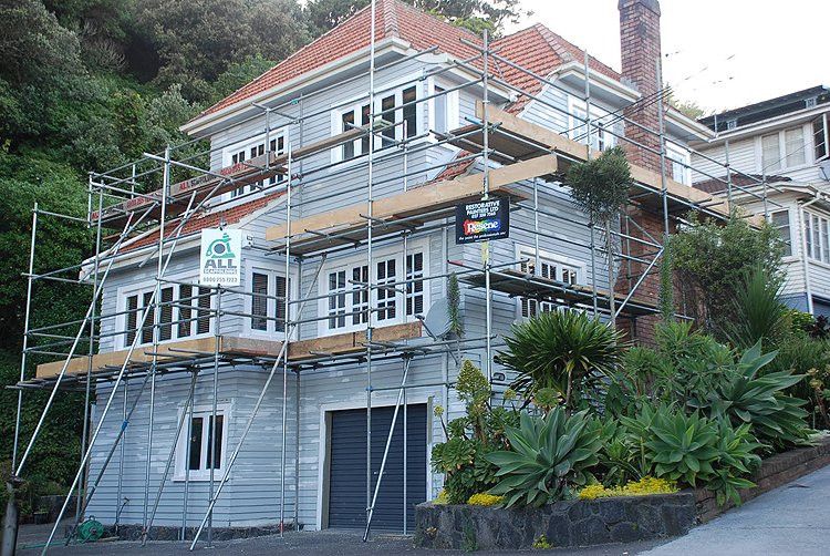 Scaffolding for painting and maintenance