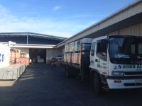 Unloading containers of new scaffold in Auckland