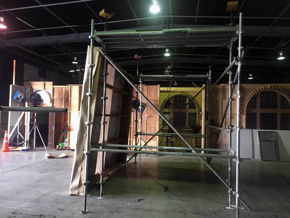 all scaffolding auckland film set w