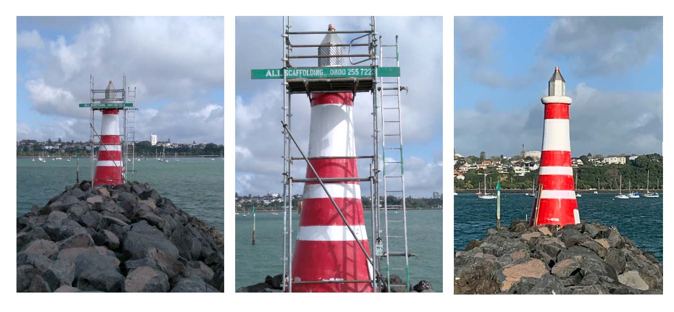all scaffolding marine orakei marina lighthouse